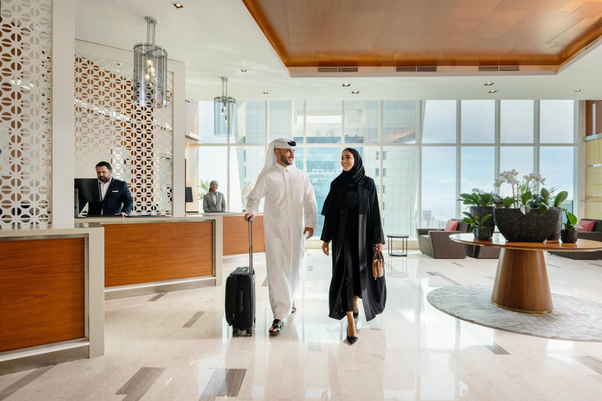 Delta Hotels By Marriott City Center Доха Экстерьер фото The lobby of the hotel